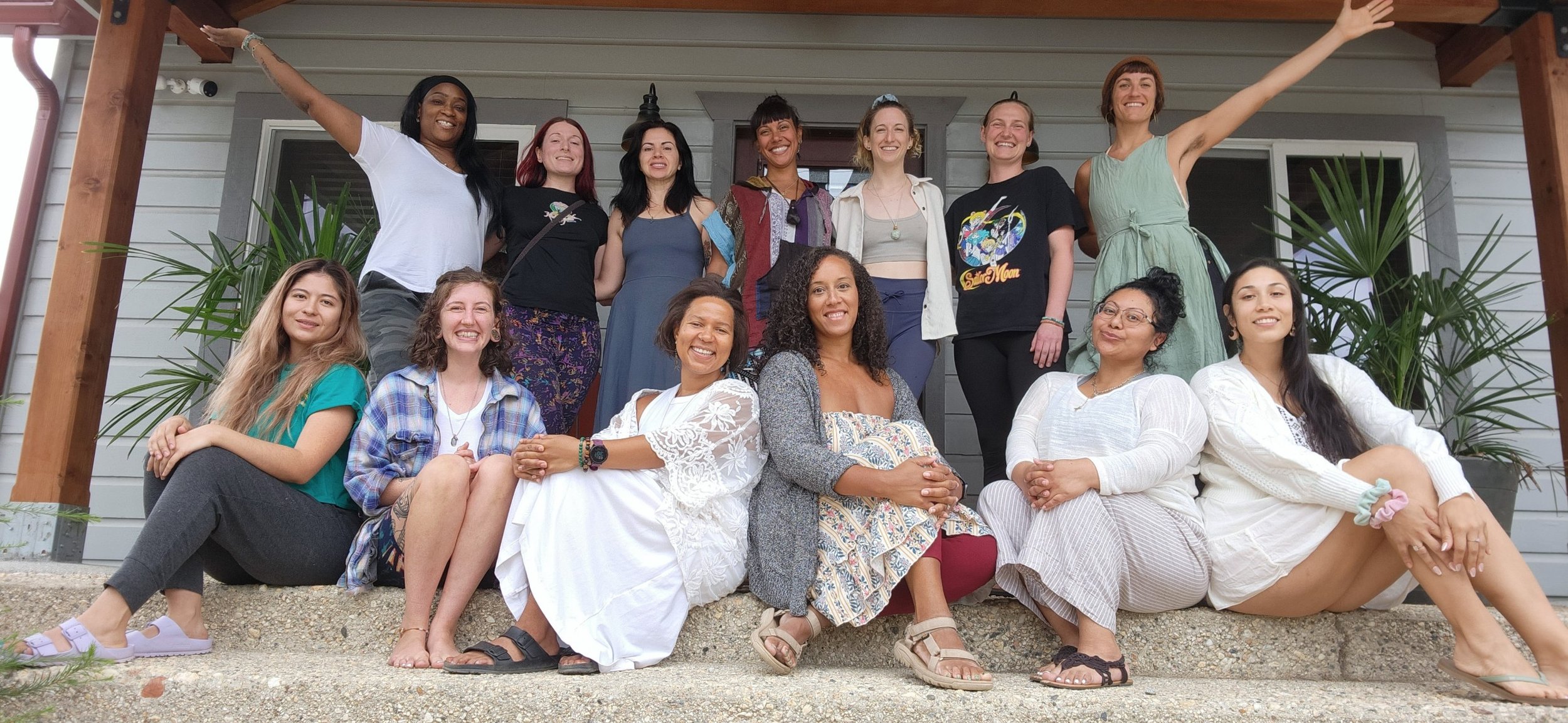 group of women at retreat